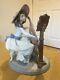 Lladro CONCERTO #6332 LADY PLAYING THE CELLO WITH MUSIC SHEET, VERY RARE, MINT