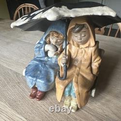Lladro'Children in a Snowy Winter' Rare Ltd Edition Porcelain No 2228 perfect