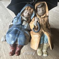 Lladro'Children in a Snowy Winter' Rare Ltd Edition Porcelain No 2228 perfect