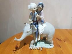 Lladro Children on an Elephant 5352