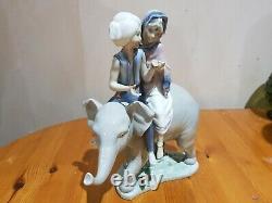 Lladro Children on an Elephant 5352