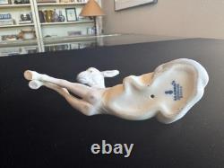 Lladro Children's Nativity, Lying Donkey, Bisque Porcelain Vintage