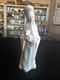 Lladro Children's Nativity, Standing King withLamb, Bisque Porcelain Vintage