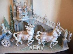 Lladro Cinderella's Arrival, Rare Piece, 1785, With Base, Excellent Condition