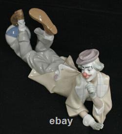 Lladro Clown With Beach Ball Porcelain Figurine 14.5 Inches Sh 40