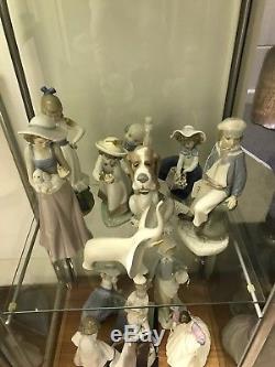 Lladro Collection. Whole Cabinet Full For Sale In One Lot