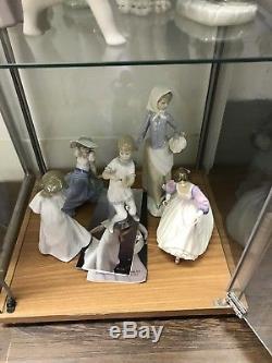 Lladro Collection. Whole Cabinet Full For Sale In One Lot