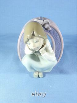 Lladro Complete Set School Girl Vowel Figures By Jose Puche Retired 1982-1985
