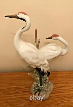 Lladro Courting Cranes. 1611. Perfect in box