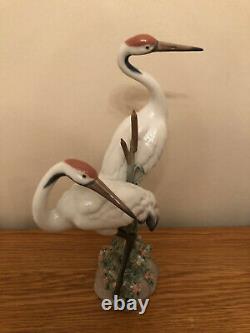 Lladro Courting Cranes. 1611. Perfect in box