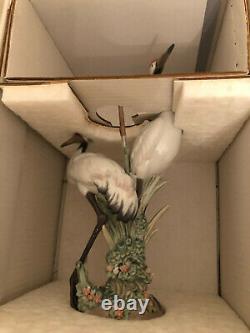 Lladro Courting Cranes. 1611. Perfect in box