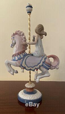 Lladro Daisa 1985 Girl On A Carousel In Great Condition