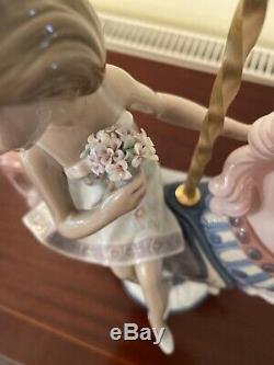 Lladro Daisa 1985 Girl On A Carousel In Great Condition