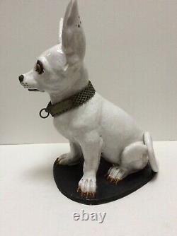 Lladro Early Mark 1957-59 Huge Stunning Ceramic Chihuahua Figure