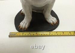 Lladro Early Mark 1957-59 Huge Stunning Ceramic Chihuahua Figure