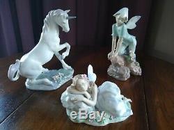 Lladro Enchanted Forest collection set of figurines