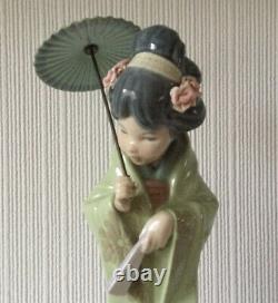 Lladro Figure 4988 Japanese Girl With Parasol