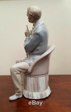 Lladro Figurine #4654 The Grandfather Retired Salvador Furio VGC