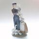 Lladro Figurine, Dutch Children, 4974, 13.75 Inches Tall