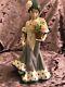 Lladro Figurine Flor Maria Spanish Dancer With Pot Full Of Flowers