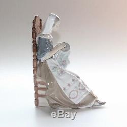 Lladro Figurine, Insular Embroideress, 4865