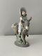 Lladro Figurine Look At Me Ref 5465, Girl Riding Donkey, Flower Baskets