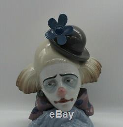 Lladro Figurine Pensive Clown 5130 c. 1982