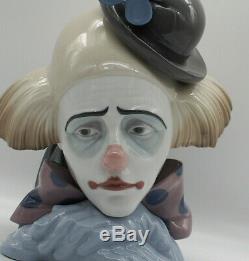 Lladro Figurine Pensive Clown 5130 c. 1982