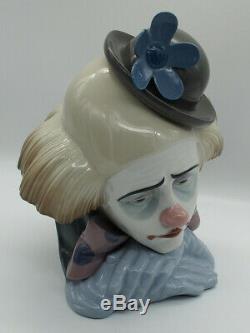 Lladro Figurine Pensive Clown 5130 c. 1982