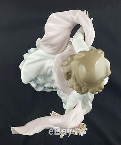 Lladro Figurine Spring Splendor Girl with Flower Basket Model No. 5898