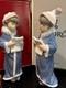 Lladro Figurines (2) RARE The Christmas Caroler NAO Daisa 1997 Box