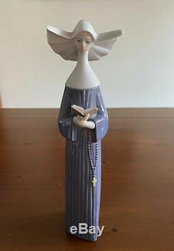 Lladro Figurines Three Blue Nuns Set (Retired) Mint Condition Preloved