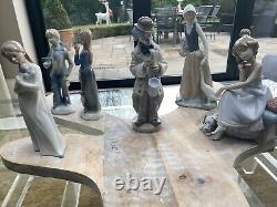 Lladro Figurines X 4, All In Immaculate Condition With Original Stamp On Base
