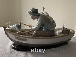 Lladro Fishing With Gramps 5215 Boxed