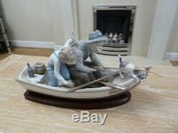 Lladro Fishing with Gramps. In perfect condition and in original protective box