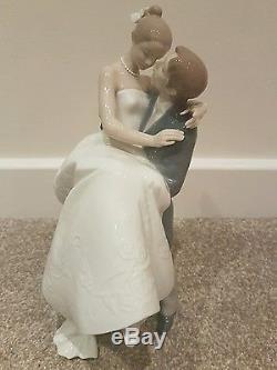 Lladro Genuine Figurine Statue The Happiest Day 1008029 Wedding Hand Made
