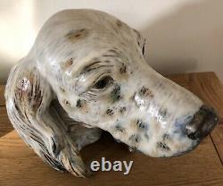 Lladro Gres Setters Head. 12045. Rare piece