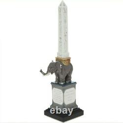 Lladro Grey Elephant Pulcino Obelisk Ornament Figure BRAND NEW AND BOXED