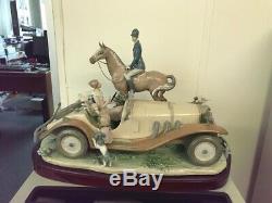 Lladro Horse and Car