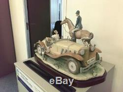 Lladro Horse and Car