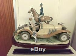 Lladro Horse and Car