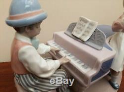 Lladro JAZZ BAND Figurine #5930 JAZZ Duo Singer & Pianist Perfect