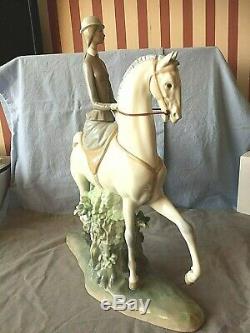 Lladro Lady Woman On Horse 4516. Female Equestrian. Very Large, Heavy & Rare