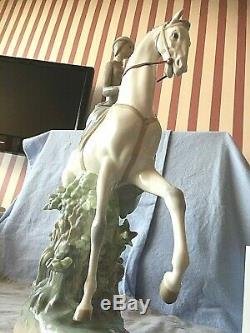 Lladro Lady Woman On Horse 4516. Female Equestrian. Very Large, Heavy & Rare