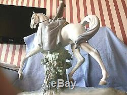 Lladro Lady Woman On Horse 4516. Female Equestrian. Very Large, Heavy & Rare