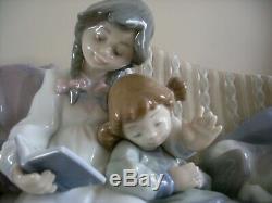 Lladro Large Figure'big Sister' Model 5735 Lovely Example About 22 Cms Long