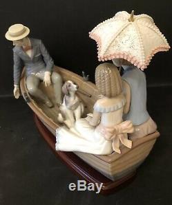 Lladro Love Boat. 5343. Limited Edition. 15.25 wide. With base & Certificate