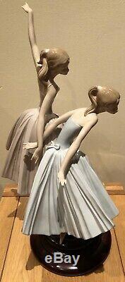 Lladro Merry Ballet. Act 11. 5035. Ballerina duo. Limited Edition. 21.5'' tall