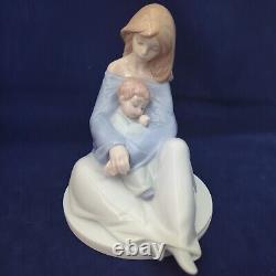 Lladro NAO #1554 The Greatest Bond Mother & Boy Child Figurine Statue Retired