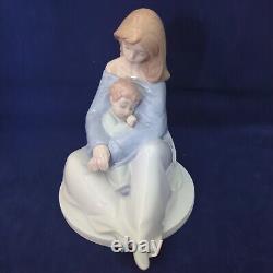 Lladro NAO #1554 The Greatest Bond Mother & Boy Child Figurine Statue Retired